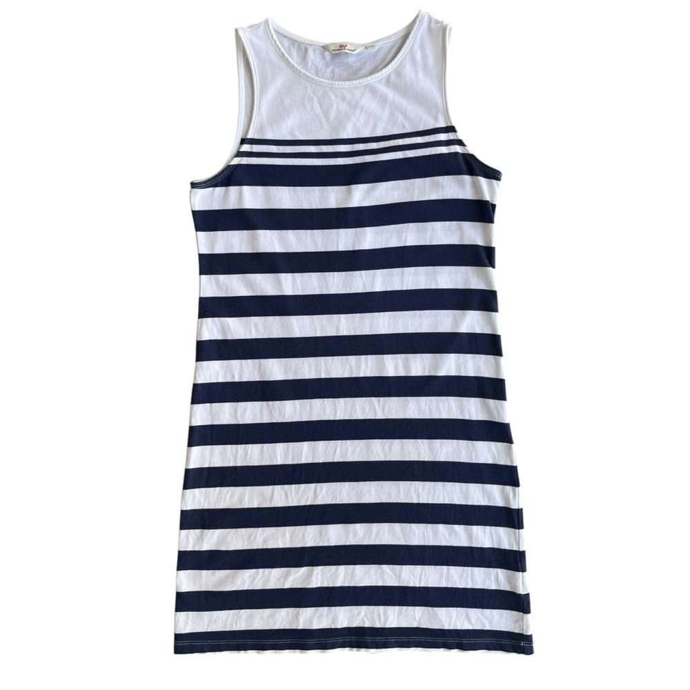 Vineyard Vines Women’s XXS Blue White Cap Striped Nantucket Shift Dress 2Q010632